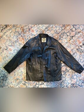 Wilson Black Leather Jacket
